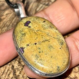 Atlantisite Stichtite Pendant 2”